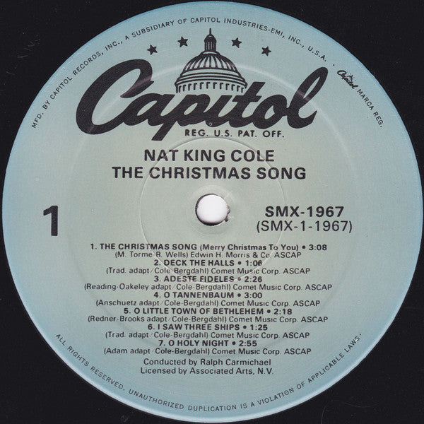 Nat King Cole : The Christmas Song (LP, Album, RE, Spe)
