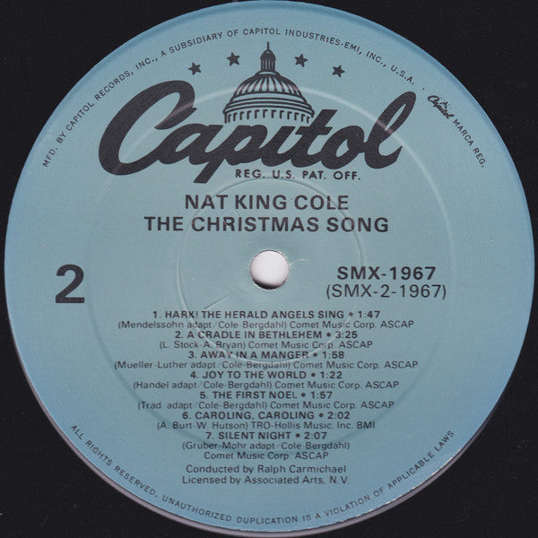 Nat King Cole : The Christmas Song (LP, Album, RE, Spe)