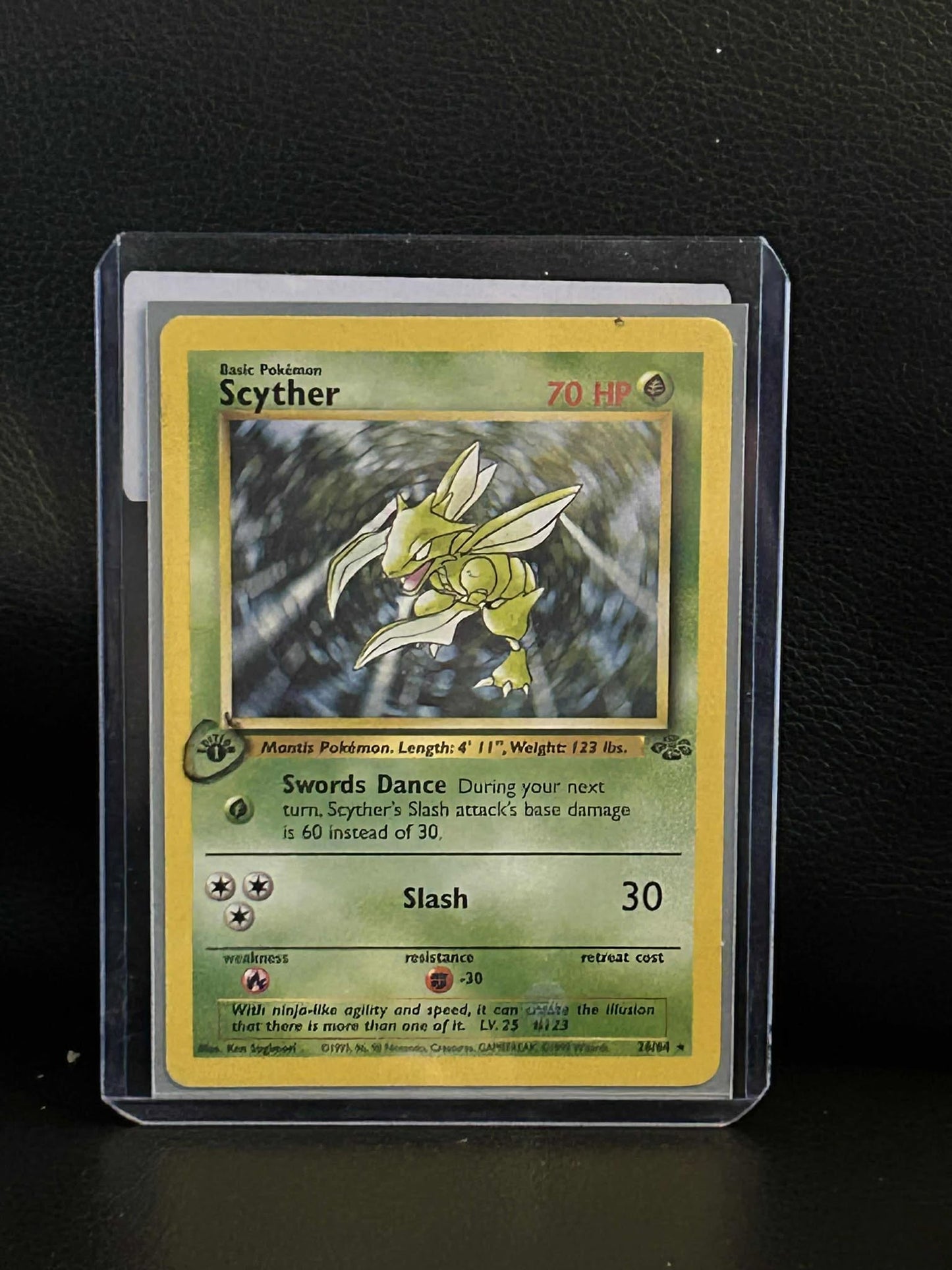 Scyther - 26/64 - Rare - 1st Edition - Jungle Pokemon