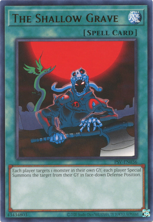 The Shallow Grave PSV-EN036 Pharaoh's Servant (25th Anniversary Edition) Rare YuGiOh Unlimited Lightly Played English Trading Card