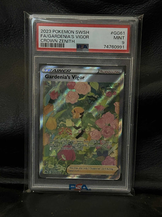 Gardenia's Vigor - GG61/GG70 - Ultra Rare  Sword & Shield - Crown Zenith - Galarian Gallery Japanese Graded PSA 9 Pokemon