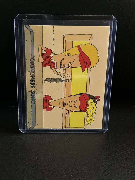 Customers Suck [#2469] 1994 Fleer Ultra Beavis & Butt-Head