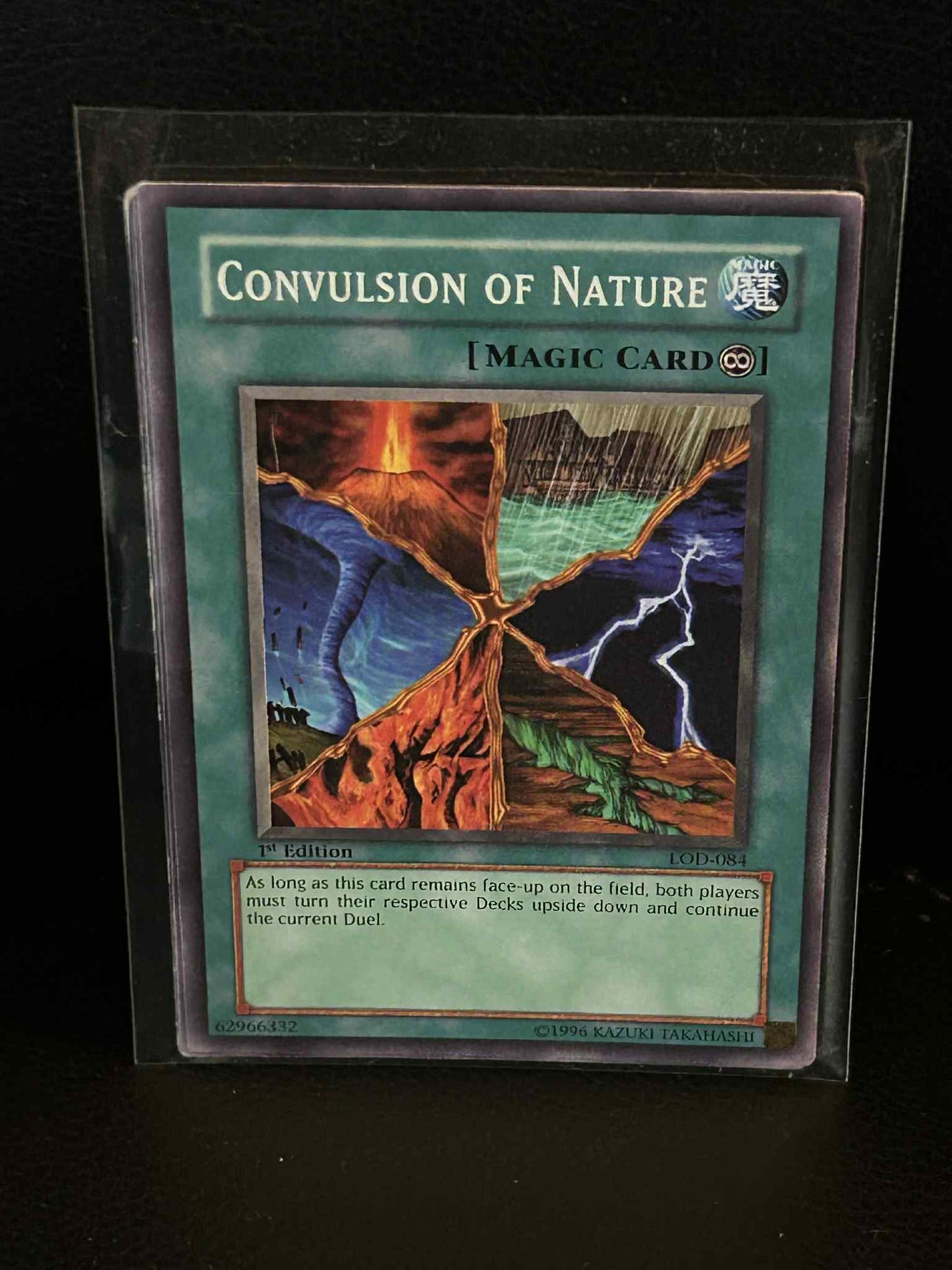 Convulsion of Nature - LOD-084 - Common - 1st Edition Legacy of Darkness Yu-Gi-O