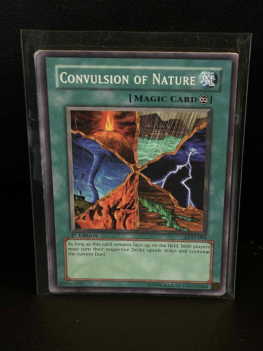 Convulsion of Nature - LOD-084 - Common - 1st Edition Legacy of Darkness Yu-Gi-O