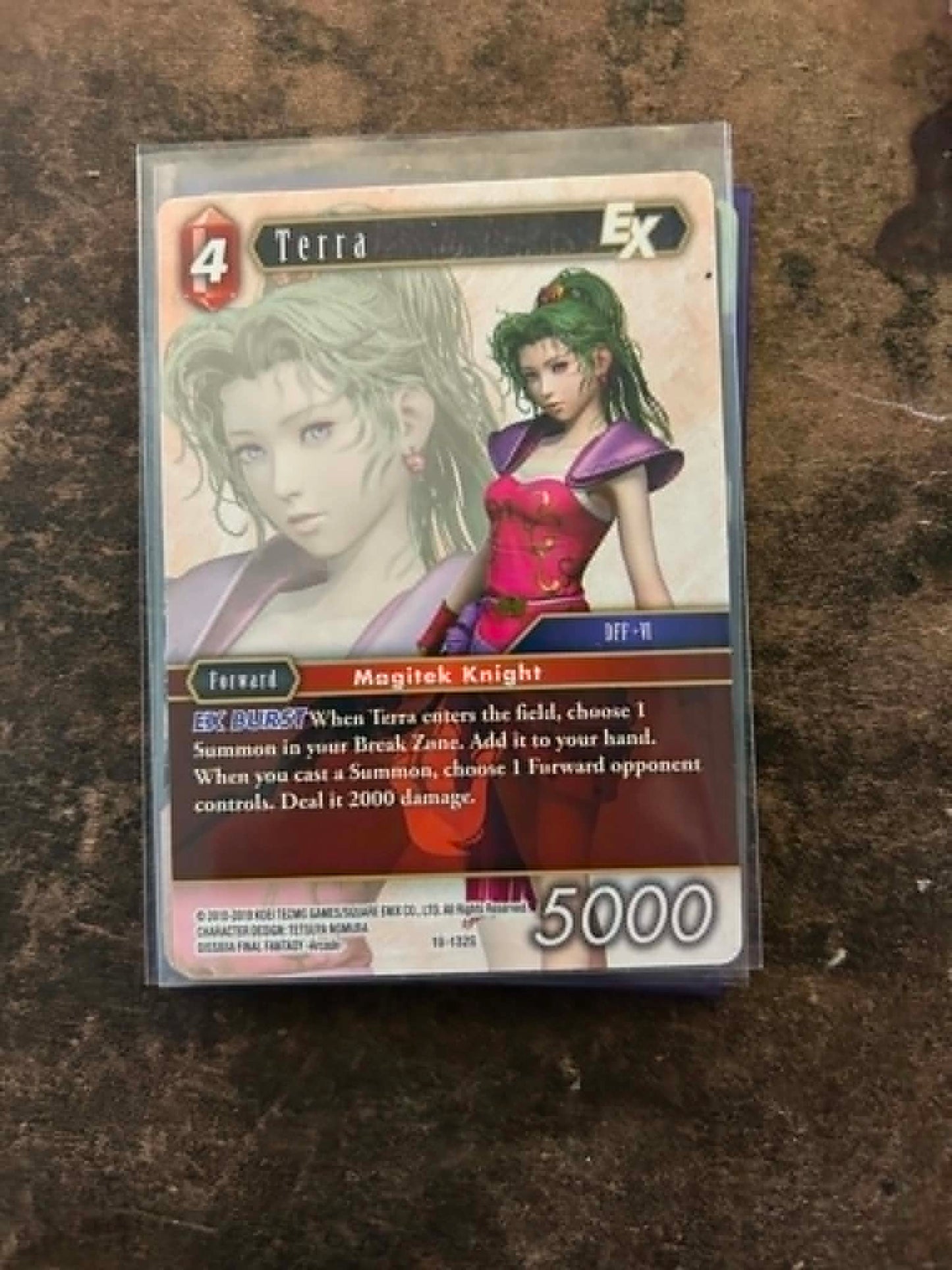 Terra EX (Starter) 10-132S Opus X Final Fantasy Leicht bespielt Normal Starter Englisches Sammelkartenspiel