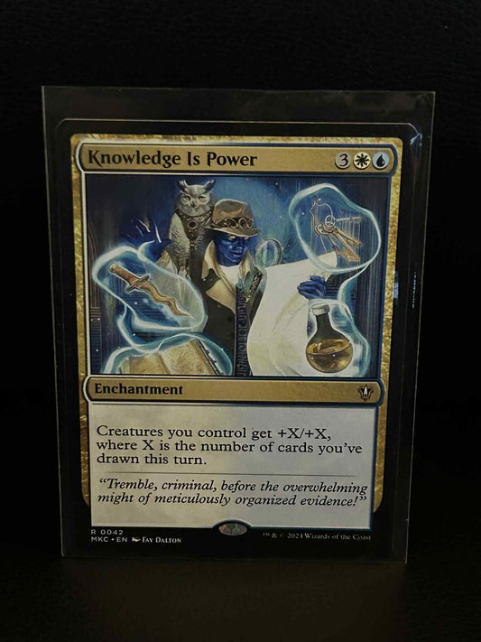 Knowledge Is Power Commander: Murders at Karlov Manor Magic: the Gathering Light