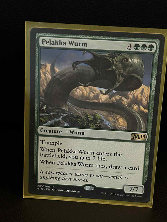 Pelakka Wurm Core Set 2019 Magic: the Gathering Lightly Played, English