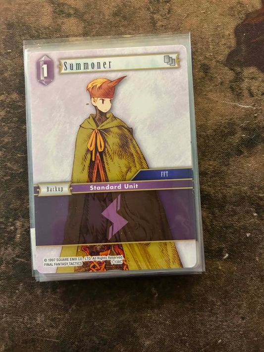 Beschwörer (männliche Einheit) - 1-138C 1-138C Deck Exklusive Karten Final Fantasy Leicht Gespielt Normal Häufig Englisch Sammelkarte
