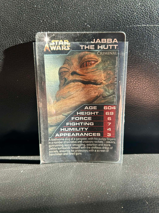 Jabba the Hutt Episodes 4-6 Star Wars Top Trumps Moderately Played
