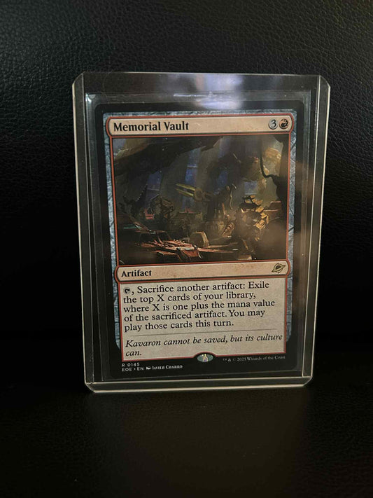 Memorial Vault - Foil Edge of Eternities Magic: the Gathering Near Mint, English