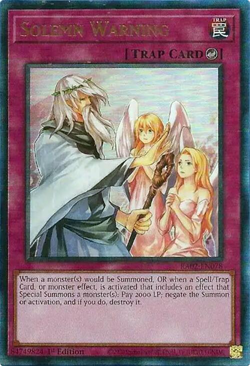 Solemn Warning (PUR)