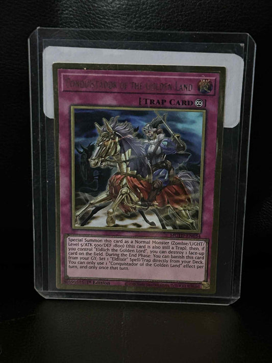Conquistador of the Golden Land - MGED-EN054 - Premium Gold Rare - 1st Edition M