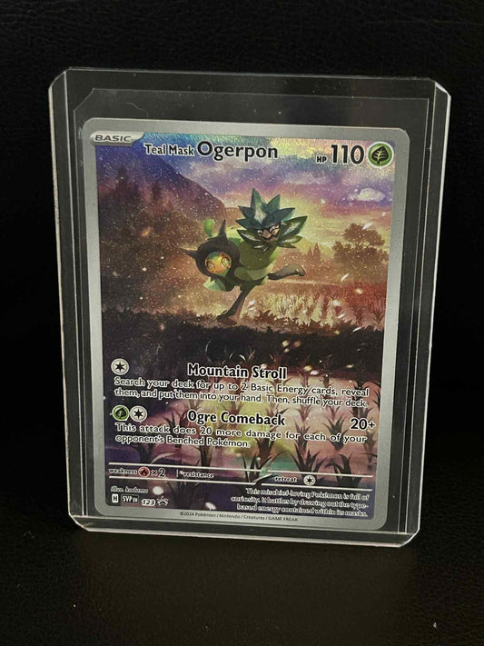 Teal Mask Ogerpon - SVP123 - SVP Black Star Promos - Cosmos Holo SVP Black Star
