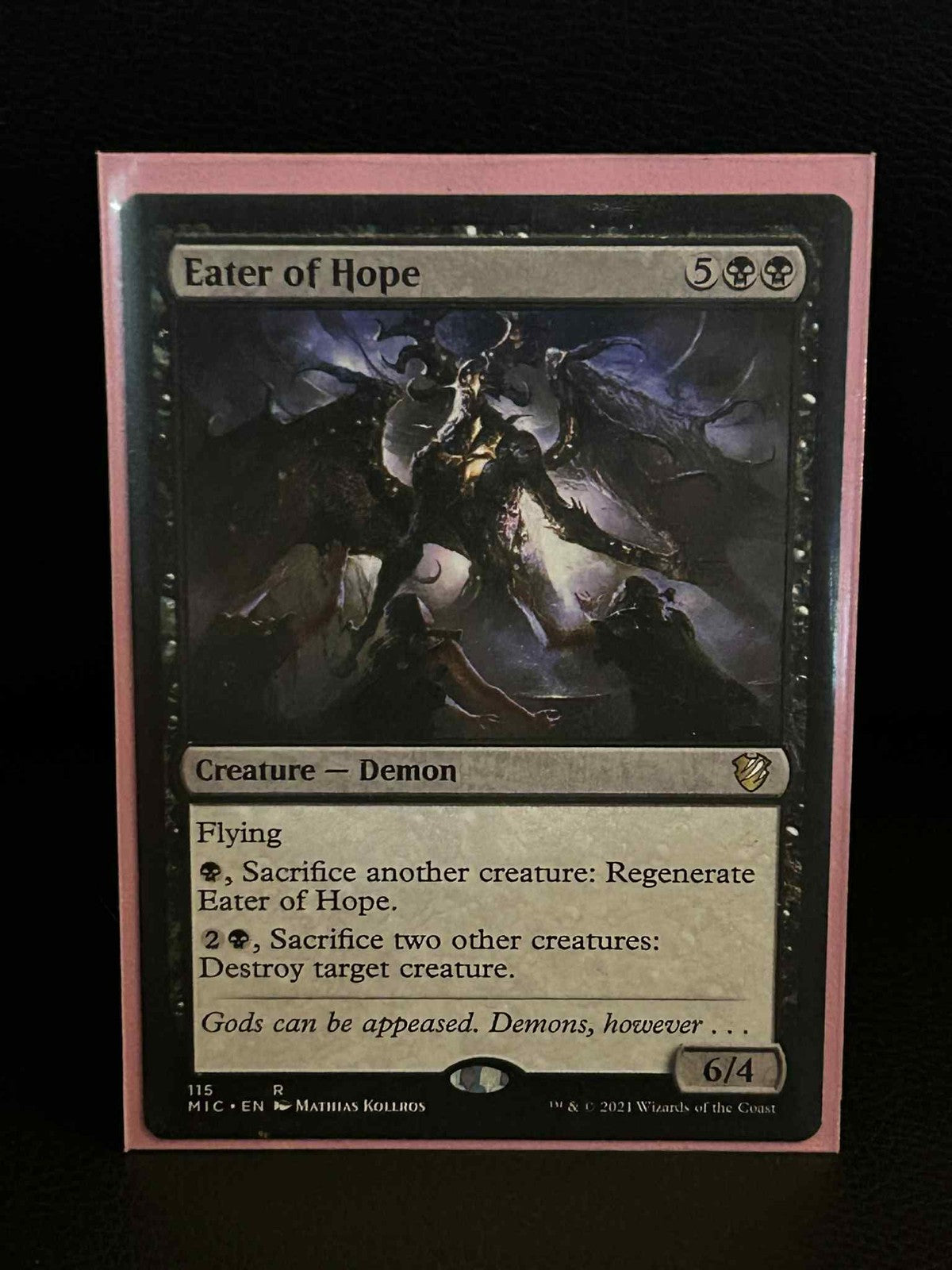 Eater of Hope Commander: Innistrad: Midnight Hunt Magic: The Gathering Lightly P
