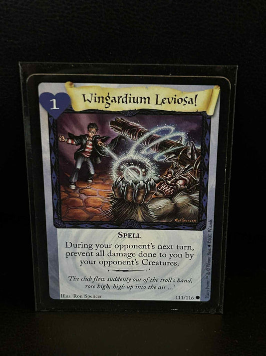 Wingardium Leviosa! 111/116 Base Set Harry Potter Moderately Played