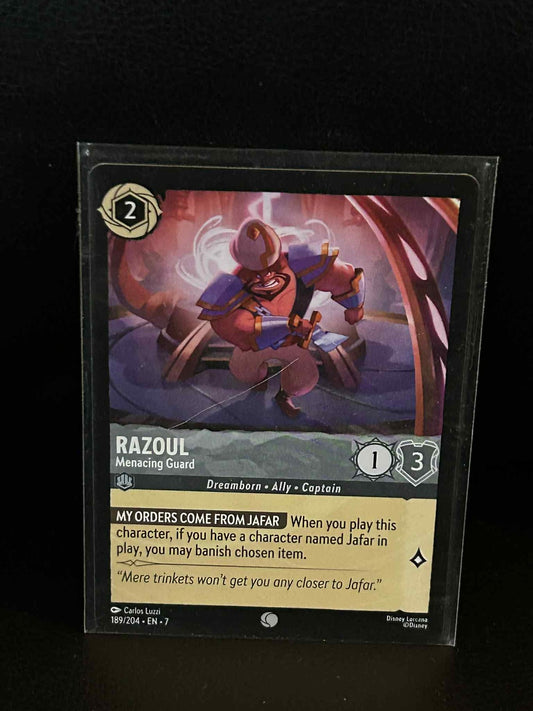 Razoul - Menacing Guard - 189/204 - Common Archazia's Island Disney Lorcana Ligh