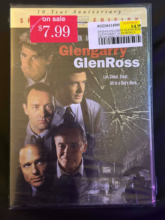 Glengarry Glen Ross (DVD, 2002, 10th Anniversary Special Edition) Versiegelter Film TV-Serie