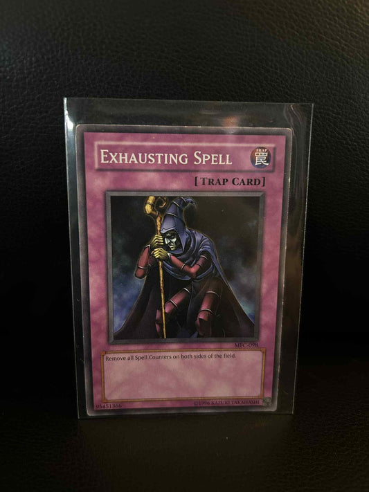 Exhausting Spell - MFC-098 - Common - Unlimited Edition Magician's Force Yu-Gi-O