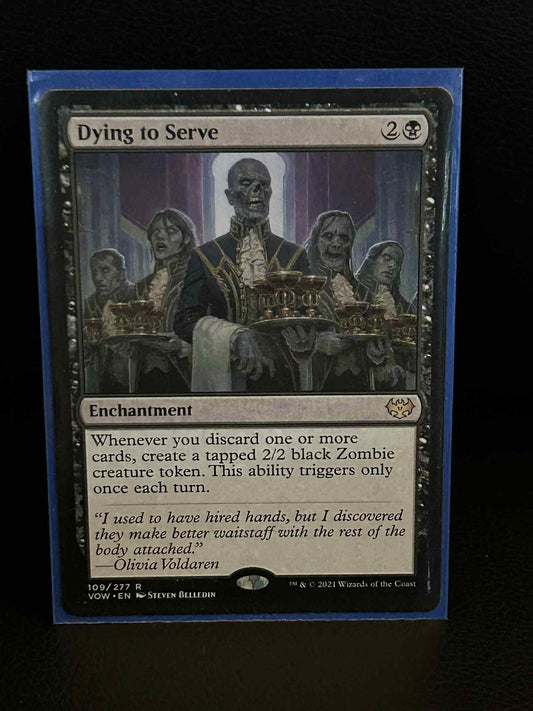 Dying to Serve Innistrad: Crimson Vow Magic: The Gathering Lightly Played, Engli