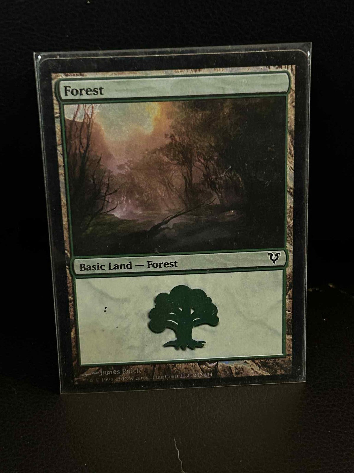 Forest (242) - Foil Avacyn Restored Magic: the Gathering Lightly Played, English