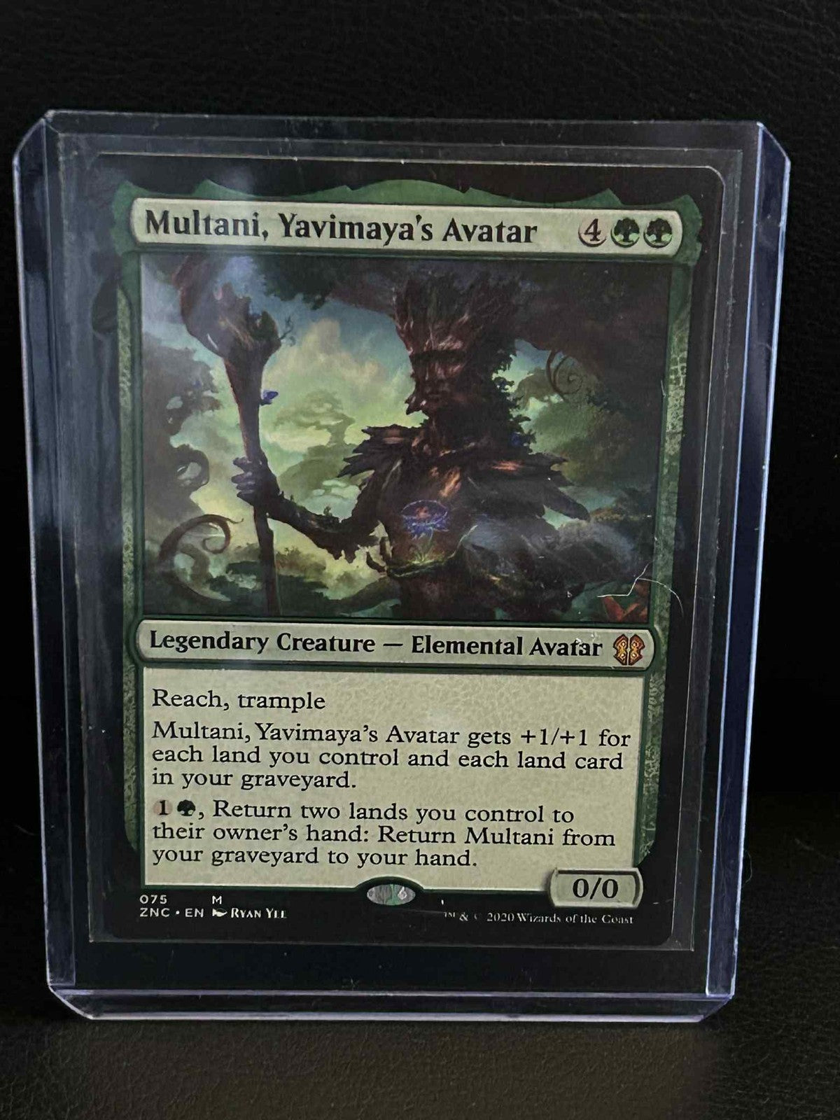 Multani, Yavimaya's Avatar Commander: Zendikar Rising Magic: the Gathering Light