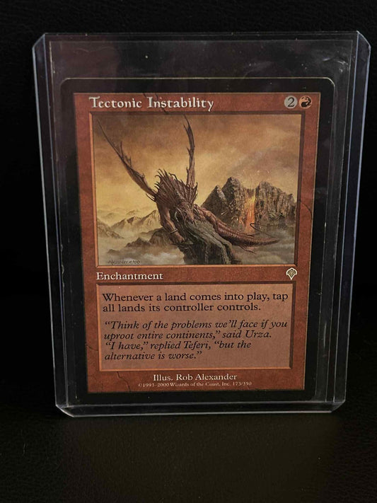 Tectonic Instability Invasion Magic: The Gathering