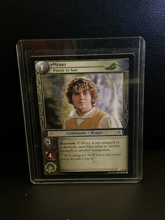 Merry, Freund von Sam Gefährten des Rings Herr der Ringe Leicht bespielte Sammelkarte