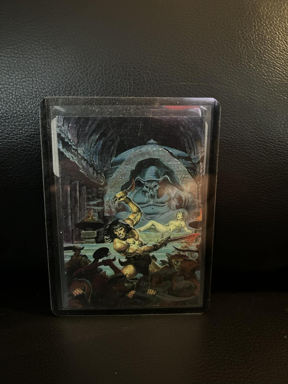 73 #95 Alle Chrom Savage Sword Conan II Mäßig bespielte Sammelkarte