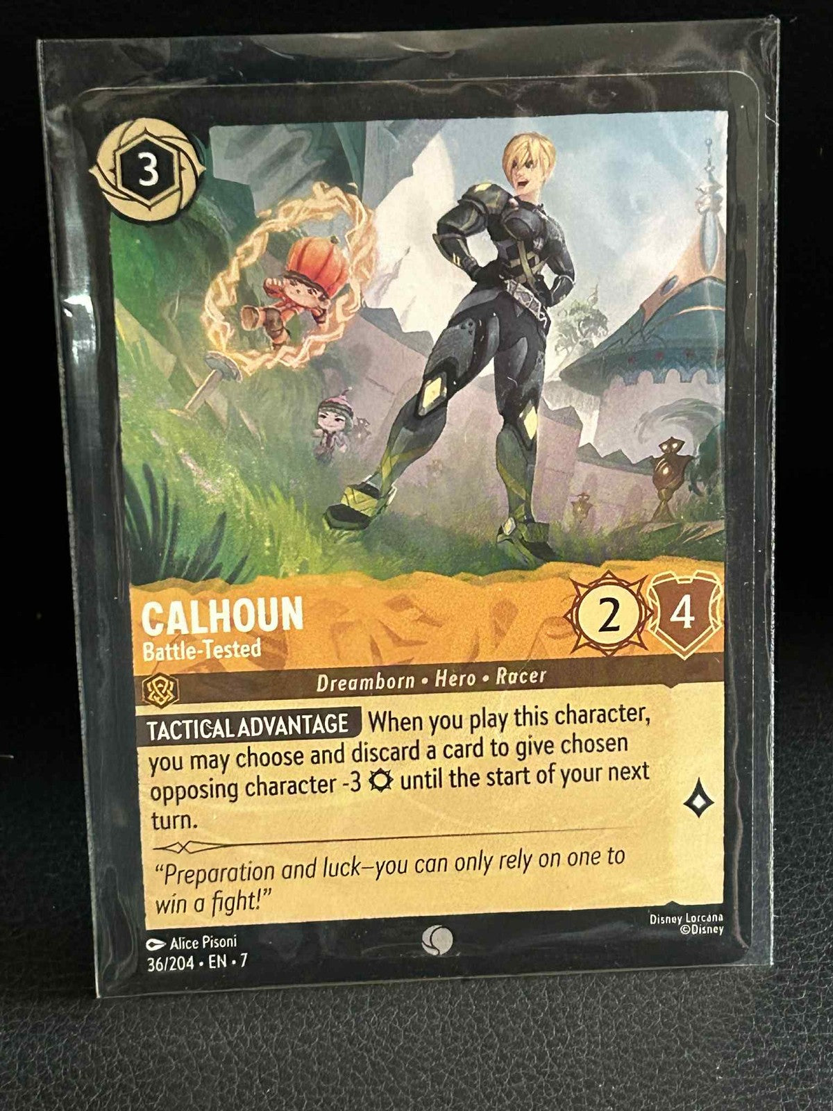 Calhoun - Battle-Tested - 36/204 - Common Archazia's Island Disney Lorcana Near
