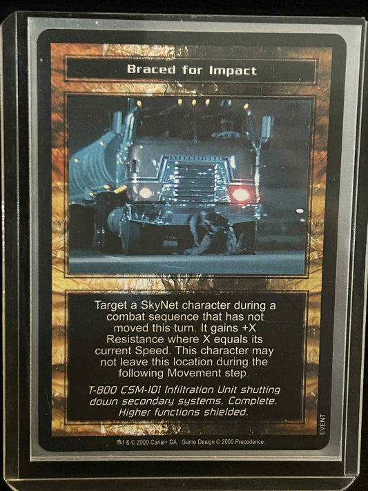 Braced For Impact Base Set Terminator Light Play