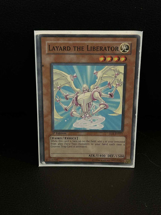 Layard the Liberator - EOJ-EN021 - Common - 1st Edition Enemy of Justice Yu-Gi-O