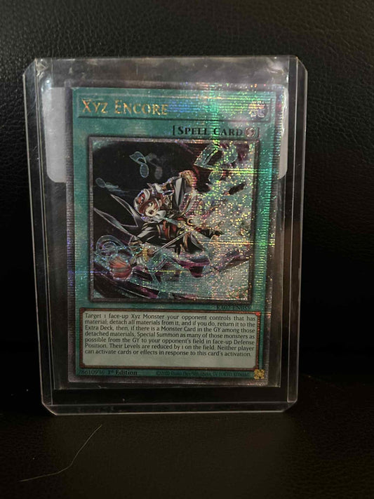 Xyz Encore - RA02-EN059 - Quarter Century Secret Rare - 1st Edition 25th Anniver