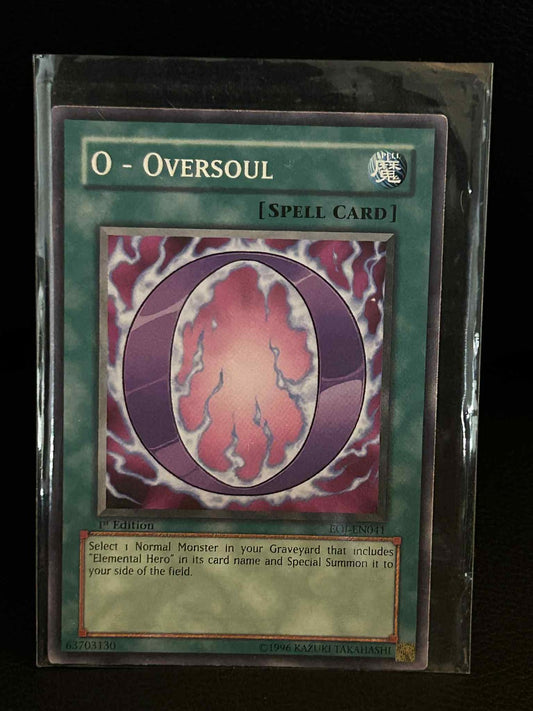 O - Oversoul - EOJ-EN041 - Common - 1st Edition Enemy of Justice Yu-Gi-Oh! Moder