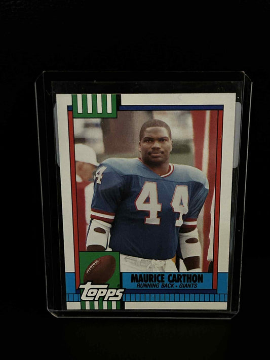 Maurice Carthon #63 | 1990 Topps Football