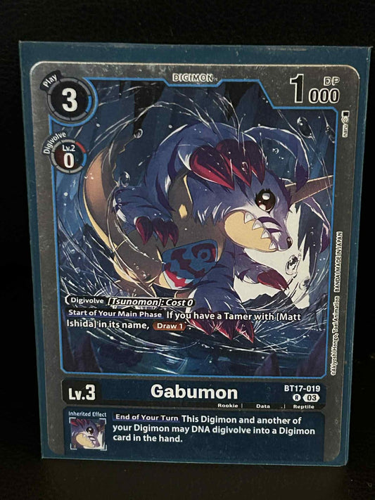 Gabumon - BT17-019 - R - Foil Secret Crisis Digimon Lightly Played