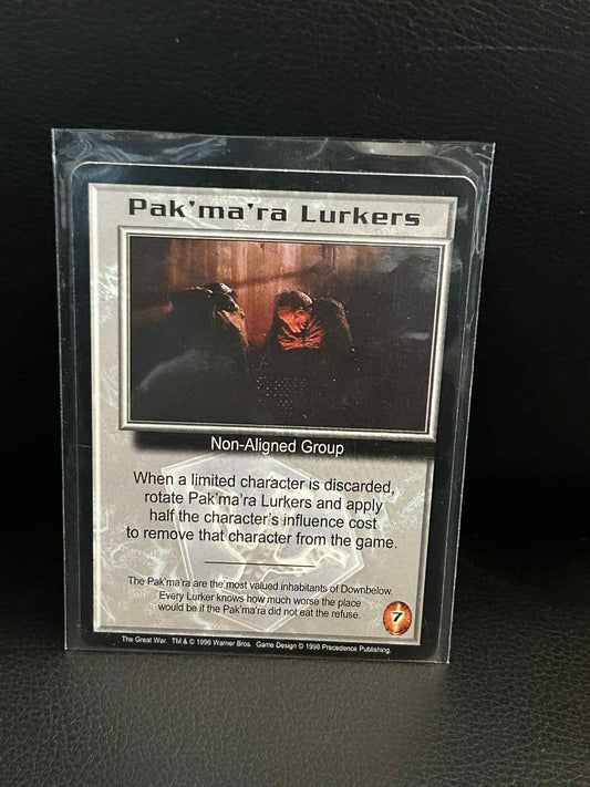 Pak'ma'ra Lurkers The Great War Babylon 5 Light Play