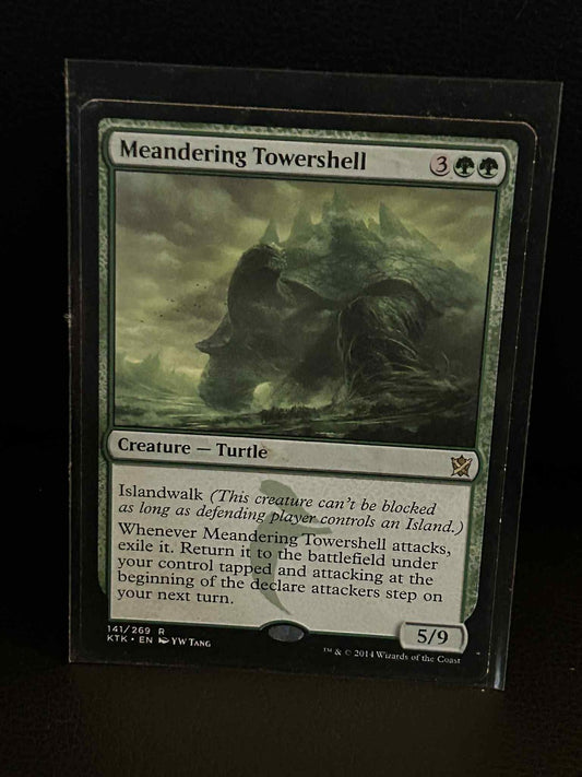 Meandering Towershell Khans of Tarkir Magic: The Gathering Lightly Played, Engli