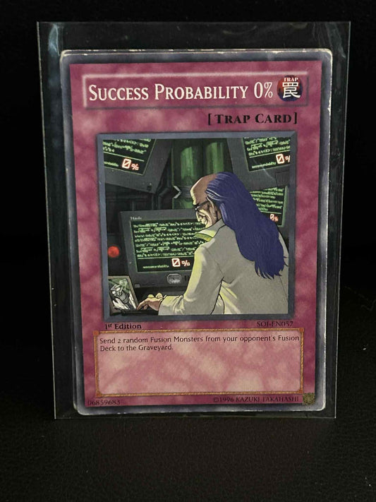 Success Probability 0% - SOI-EN057 - Common - 1st Edition Shadow of Infinity Yu-