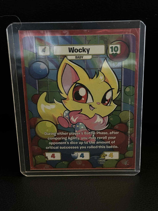 Wocky (Baby) Battledome (25th Anniversary) NeoPets Near Mint Trading Card