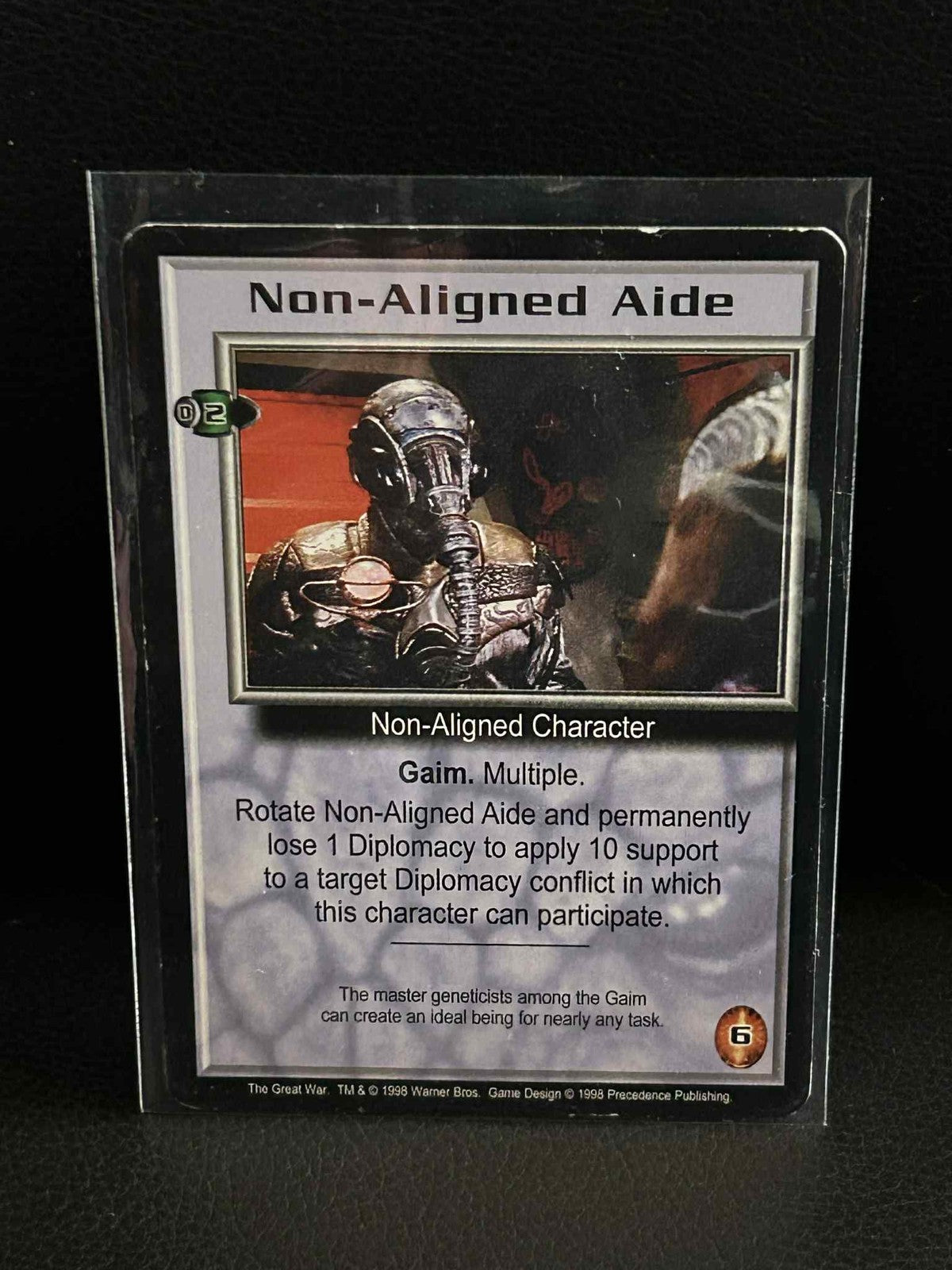 Non-Aligned Agent The Great War Babylon 5 Light Play