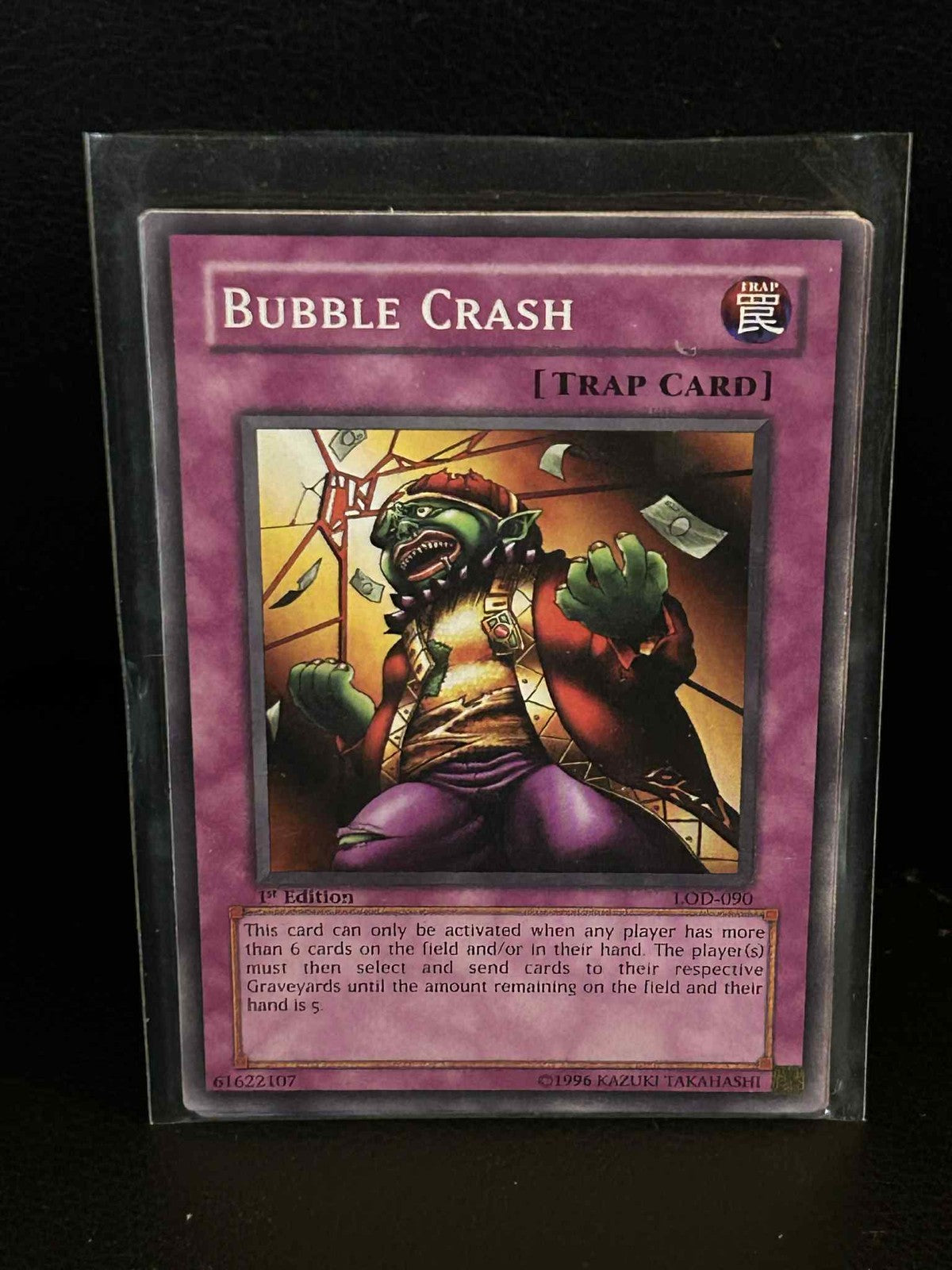Bubble Crash - LOD-090 - Common - 1st Edition Legacy of Darkness Yu-Gi-Oh! Moder