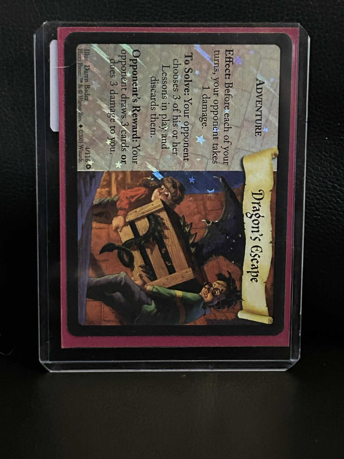 Dragon's Escape 4/116 Base Set Harry Potter Lightly Played