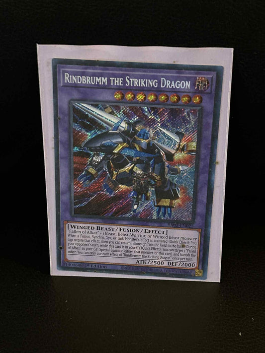 Rindbrumm the Striking Dragon - RA02-EN025 - Secret Rare - 1st Edition 25th Anni