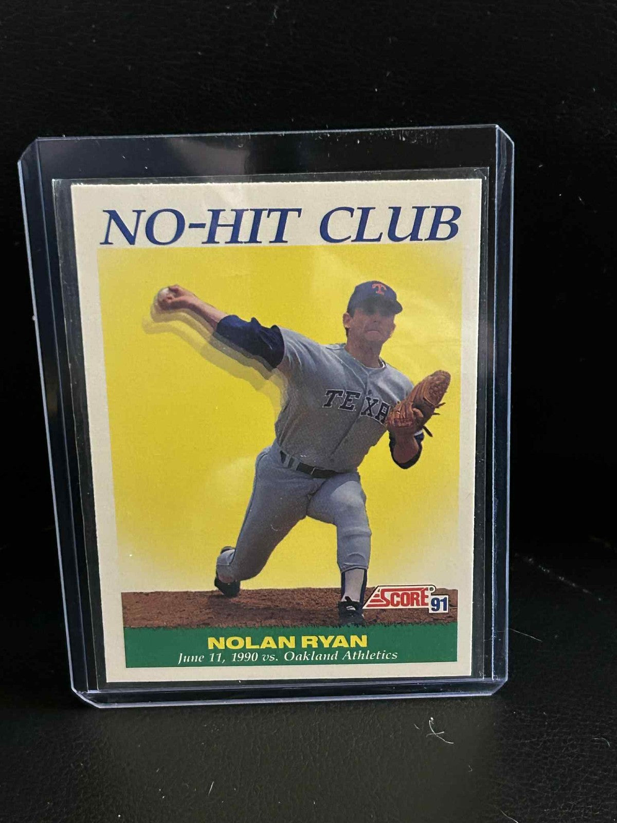 Nolan Ryan #701 1991 Score Baseball Moderately Played