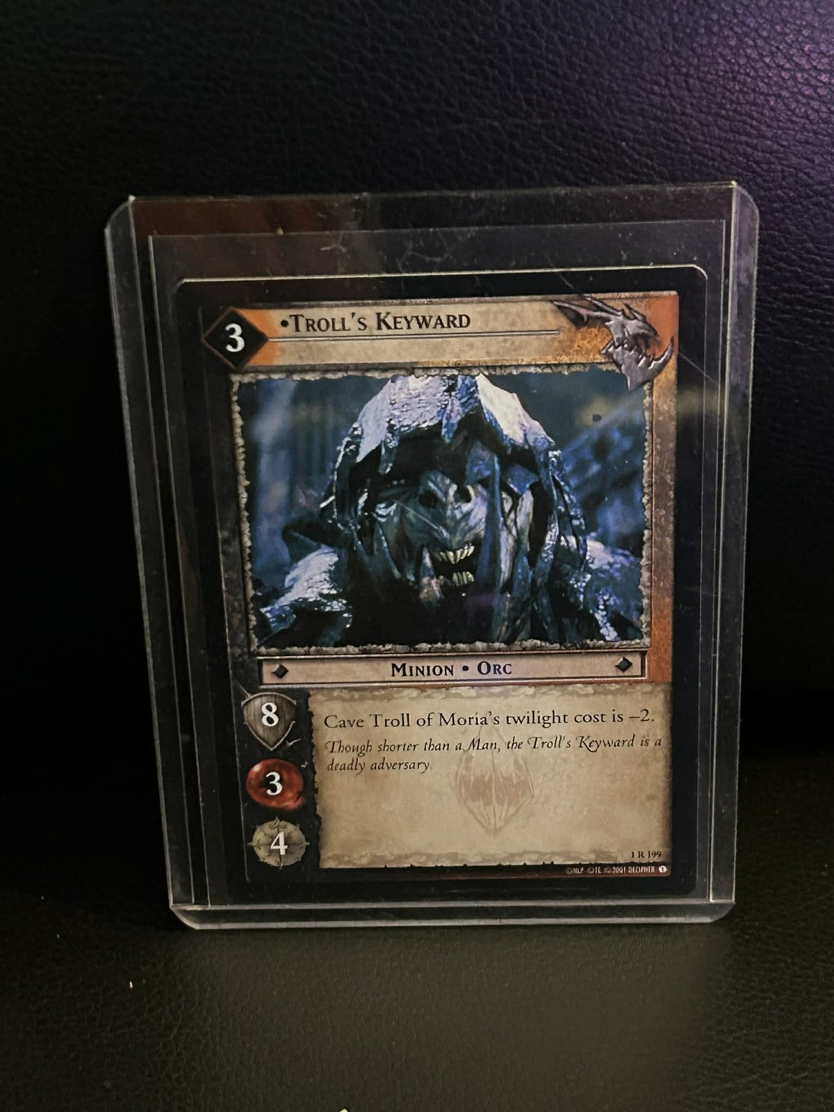 Troll's Keyward Fellowship of the Ring Lord of the Rings Lightly Played