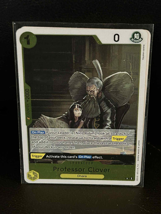Professor Clover - OP09-102 - R - Foil Emperors of a New World One Piece Lightly