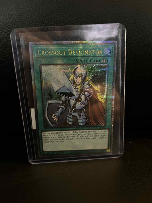 Crossout Designator - RA02-EN063 - Quarter Century Secret Rare - 1st Edition 25t