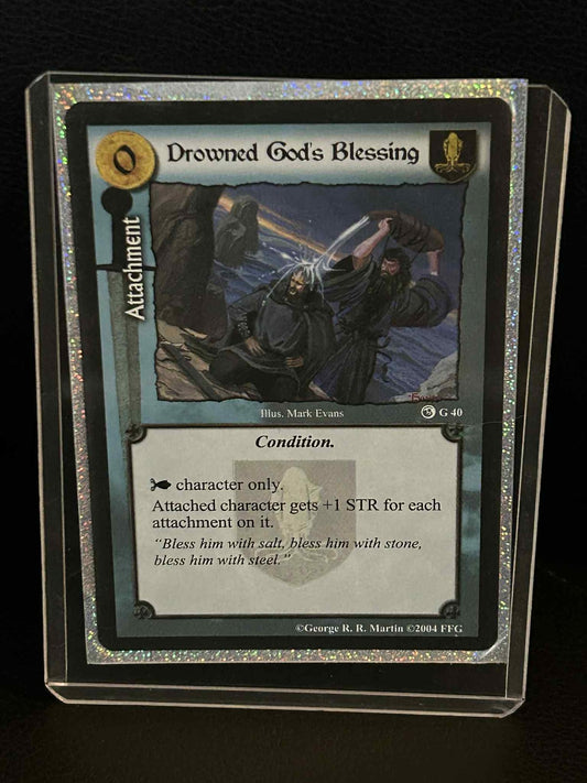 Drowned God's Blessing #G40 Ice & Fire Premium Starter A Game of Thrones Lightly