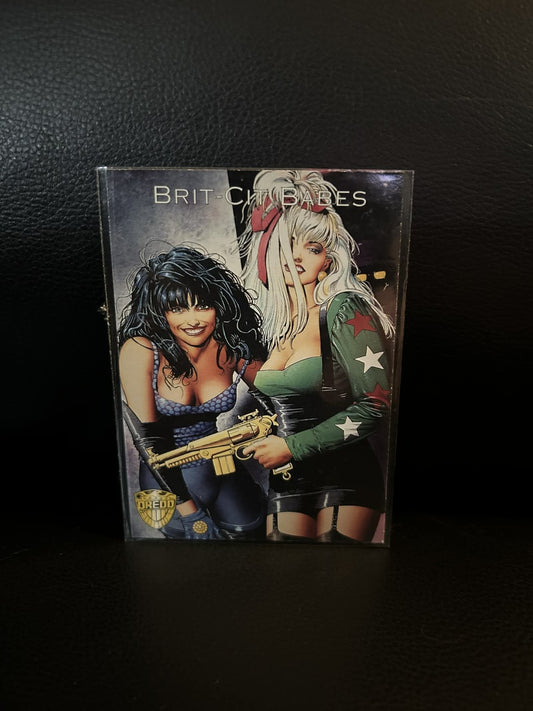 Brit-Cit Babes #Proto 6 1995 Collectors Edge Judge Dredd Leicht bespielt