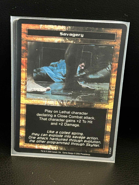 Savagery Base Set Terminator Light Play